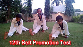 Prince Taekwondo Academy 3rd Belt Promotion Test by Master Samad Khan Cheif Instructor Markaz Mix Taekwondo Academy Karachi