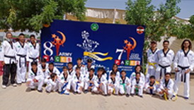 Prince Taekwondo Academy Players in 10th korean ambassador junior National Taekwondo Championship at Hamidi Hall PSB Islamabad