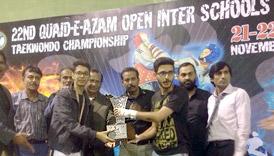 Prince Taekwondo Academy won 2nd position Trophy in 22nd Quaid-e-Azam Open inter club taekwondo championship, the biggest taekwondo championship of Zulfi Taekwondo Academy Karachi