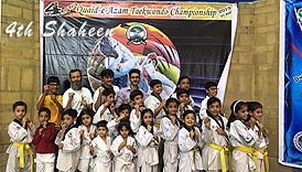 Prince Taekwondo Academy won 38 medals in 4th shaheen taekwondo championship