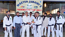 Prince Taekwondo Academy Team won Trophy at FKS Taekwondo Championship karachi best taekwondo academy pakistan