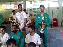 Taha Farooqi at Yongmoodo championship Taha Farooqi Pakistan Yongmoodo Federation conducted Kim Byung Chun Yongmoodo Championship